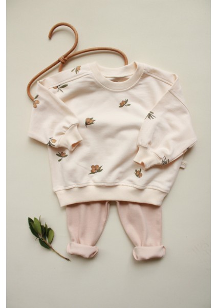 Zeytin Baskılı Bebek Alt Üst Takım