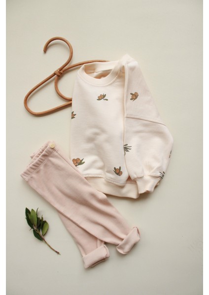 Zeytin Baskılı Bebek Alt Üst Takım fiyatları