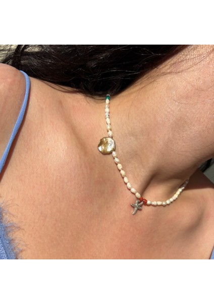 Deniz Yıldızı Hakiki Inci Kolye fiyatları