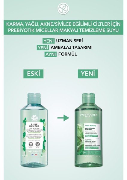 Yeni Formül Karma ve Yağlı Ciltler Için Gözenek Arındırıcı Makyaj Temizleme Suyu 400ML modelleri