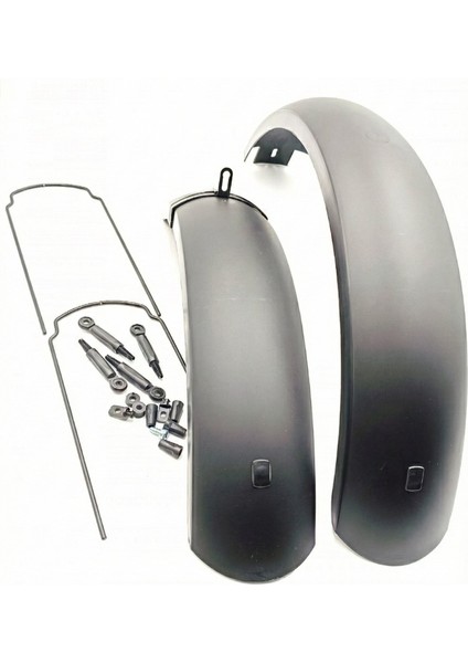 Fat Muddy Uzun Plastik Çamurluk – E-Fat 20X4.00, Rks Skyjet ve Kalın Teker Elektrikli Bisiklet Uyumlu,