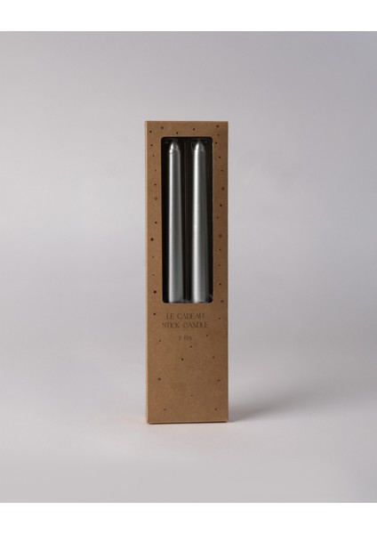 Répertoire Le Cadeau Şamdan Mum - Silver - 25 cm