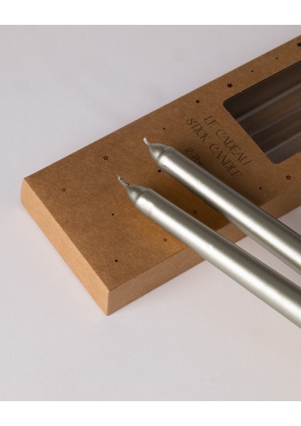 Répertoire Le Cadeau Şamdan Mum - Silver - 25 cm modelleri