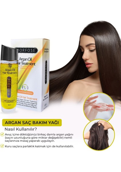 Yeni Formül Argan Saçları Güçlendirici ve Parlaklık Veren Bitkisel Saç Yağı 100ML fırsatları