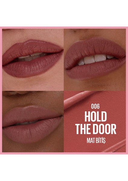Serum Etkili Hyalüronik Asit ve Besleyici Yağ Içeren Ruj - 006 Hold The Door modelleri