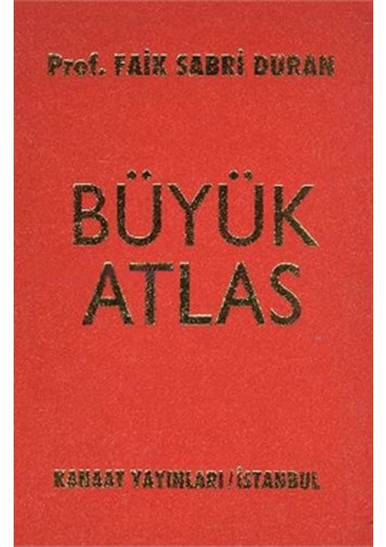 Kanaat Büyük Atlas (Ciltli)