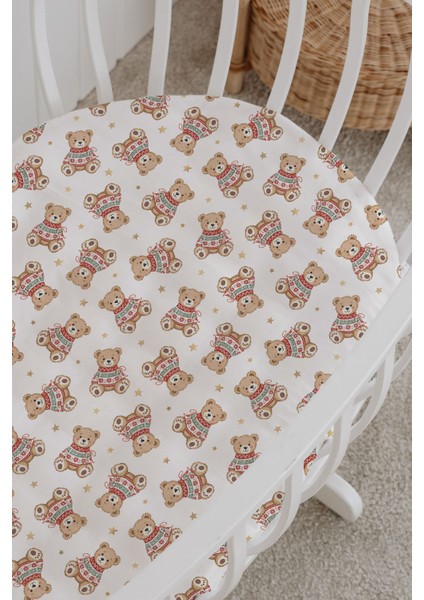 %100 Pamuklu Poplin Bebek Beşik Nevresim Seti 80X120 cm - Renkli Kurşun Asker modelleri