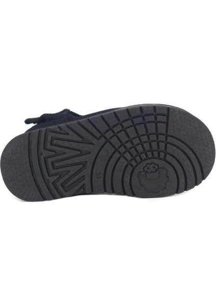 Çocuk Kız Bebek Siyah Ultra Mini Süet Bot Içi Kürklü Kışlık Taban Ug Bot fırsatları