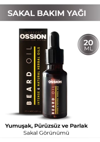 Yeni Formül Sakalların Daha Gür ve Sağlıklı Uzamasına Yardımcı Yağ 20 ml