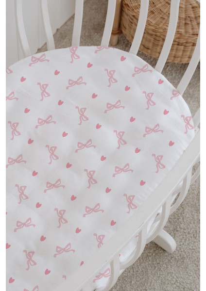 %100 Pamuklu Poplin Bebek Beşik Nevresim Seti 80X120 cm - Sevimli Uzay Macerası modelleri