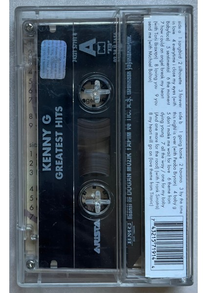 Kenny G Greatest Hits Kaset (Orijinal Dönem Baskı Kaset) fiyatları