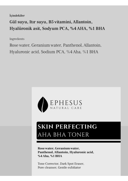 Hassas Hariç Tüm Cilt Tiplerine Uygun Ton Eşitleyici ve Hassas Soyucu Aha Bha Tonik 100 ml fırsatları