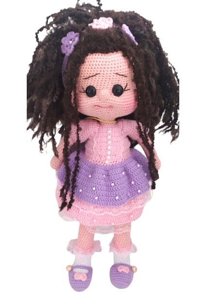 El Yapımı Inci Elbiseli Yasmin Bebek