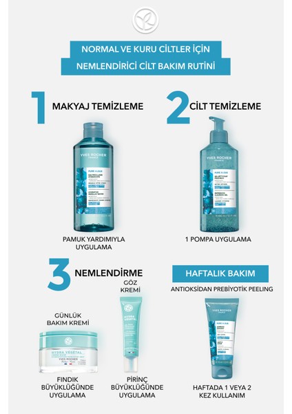 Yeni Normal-Kuru Ciltler Için Yoğun Nemlendirici Makyajı Arındırıcı Micellar Temizleme Suyu 400ML