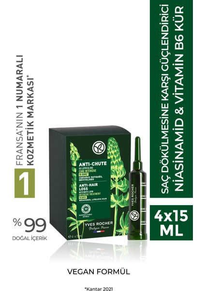 Yeni Formül Saçları Uzatıcı ve Saç Dökülmesine Karşı Güçlendirici Vegan B6 Kür 60ML fiyatları
