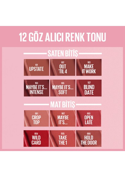 Serum Etkili Hyalüronik Asit ve Besleyici Yağ Içeren Ruj - 103 Make It Work fiyatları