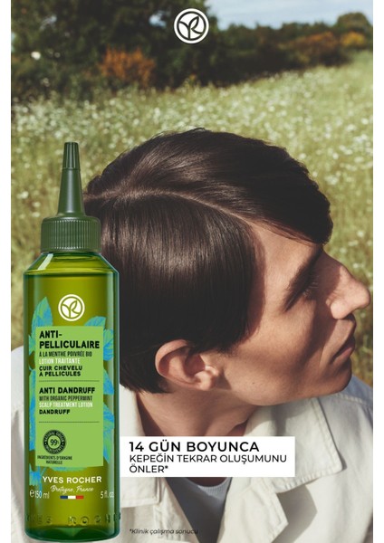 Yeni Formül Kepek Oluşumunu Önleyici Arındırıcı ve Yatıştırıcı Vegan Saç Losyonu 150ML fırsatları