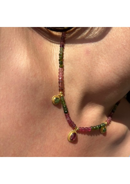 Orijinal Turmalin Taşlı Kolye fiyatları