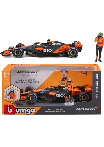 1:24 MCL38 Miami Grand Prix 2024 Model Araç fiyatları