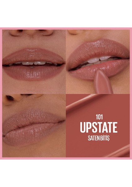 Serum Etkili Hyalüronik Asit ve Besleyici Yağ Içeren Ruj - 101 Upstate modelleri