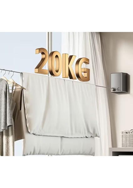 Katlanabilir Çamaşır Ipi – Paslanmaz Çelik Çekmeli Kurutma Askısı | Duvara Monte, Yer Tasarruflu, Ev Tipi Çamaşır Kurutma Aleti modelleri