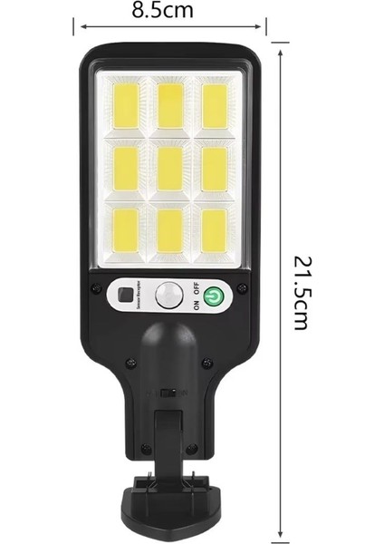 ® 3 Farklı Işık Modlu Güneş Enerjisiyle Şarj Olan Dış Mekan Uyumlu Kumandalı Solar Duvar Ledi indirimleri