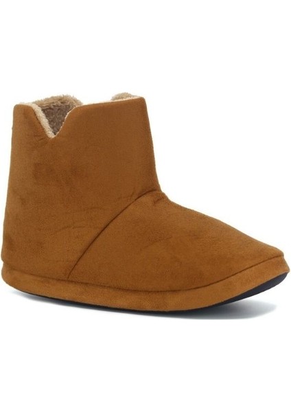 Erkek Termo Taban Peluş Astar Taba Ev Botu Sıcak Tutan Konforlu Kışlık Ev Ayakkabısı