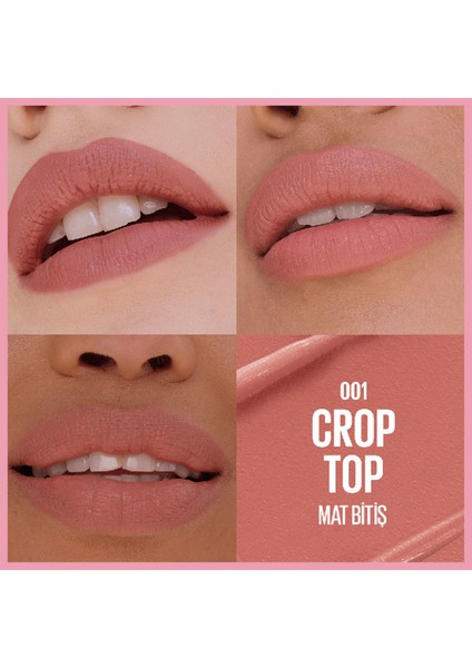 Maybelline Ny Serum Etkili Hyalüronik Asit ve Besleyici Yağ Içeren Ruj - 001 Crop Top modelleri