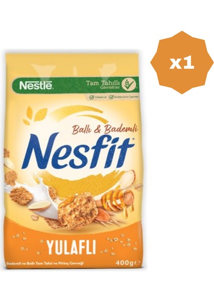 Ballı Bademli Mısır Gevreği 400 gr - (1 Adet)