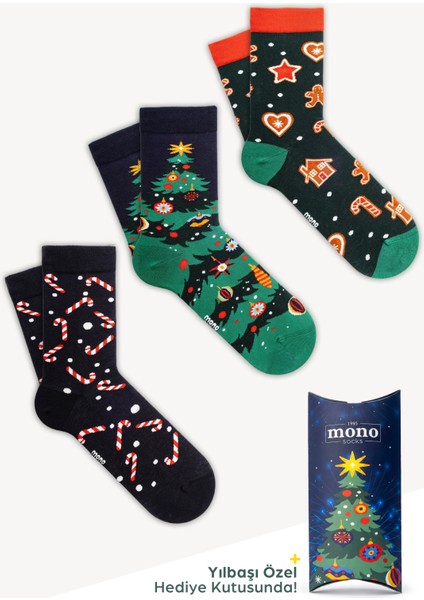 - 3'lü Christmas Classic (Yılbaşı Ağacı – Şeker – Kurabiye)