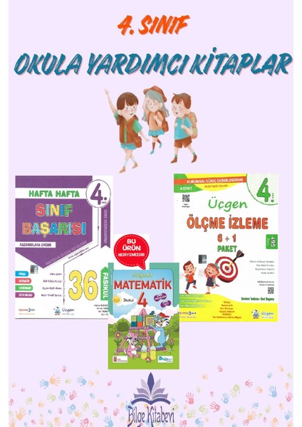 4.sınıf 2025 Hafta Hafta Sınıf Başarısı 36 Hafta + Paket Deneme 7 Li + Doğada Matematik Hediyeli