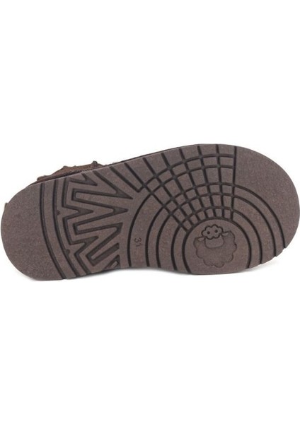 Çocuk Kız Bebek Kahve Ultra Mini Süet Bot Içi Kürklü Kışlık Taban Ug Bot fırsatları