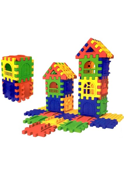 Puzzle City 3D Yapı ve Tasarım Blokları 64 Parça fiyatları