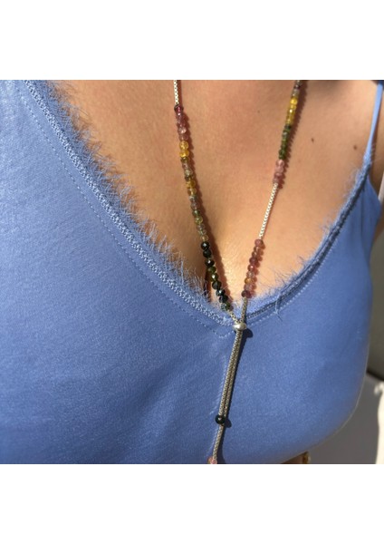 Orijinal Turmalin Gümüş Kolye Rodaj fiyatları