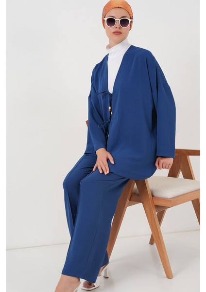 Ayrobin Kimono Pantolon Ikili Takım 6739 - Indigo modelleri