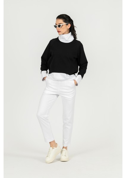 Boğazlı Kısa Sweat modelleri