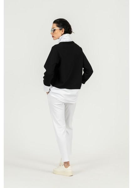 Boğazlı Kısa Sweat