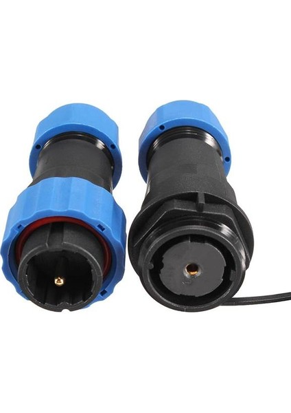 SD20 Su Geçirmez 1 Pin 20 mm Düz Kablo Konnektör