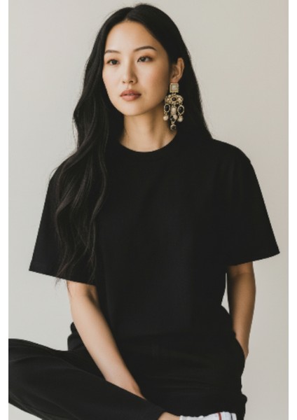 Taşlı ve Sallantılı Şık Barok Küpe