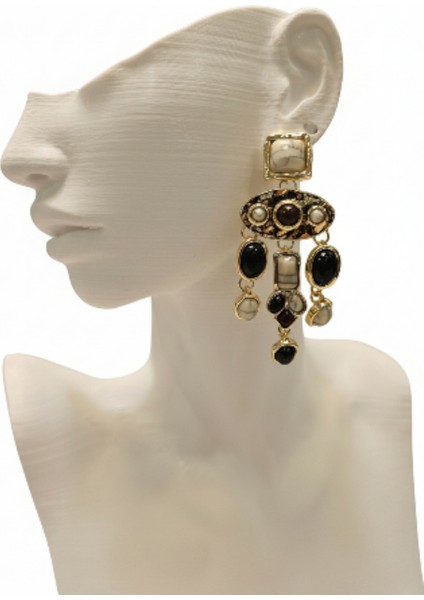 Taşlı ve Sallantılı Şık Barok Küpe fırsatları