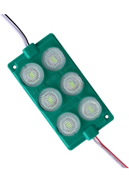 24 Volt 3 Watt Yeşil 3030 Modül LED 75*40