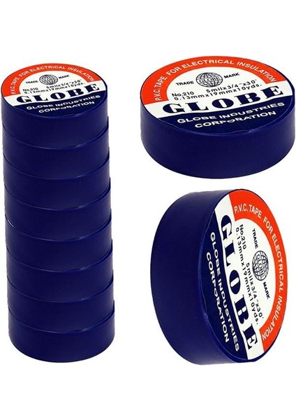 Globe 0.13MMX19MM Izole Bant 10'lu Lacivert