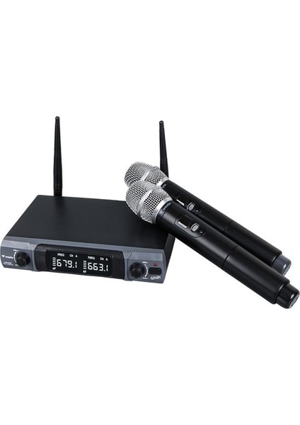 Westa WM-202H 1 Alıcı + 2 El (Lavalier) Uhf Mikrofon Seti