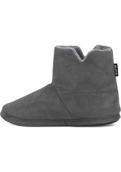 Erkek Termo Taban Peluş Astar Gri Ev Botu Sıcak Tutan Konforlu Kışlık Ev Ayakkabısı fiyatları