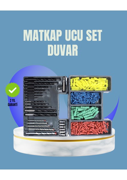 Matkap Ucu Seti Organizerli Çok Amaçlı Delme Uçları
