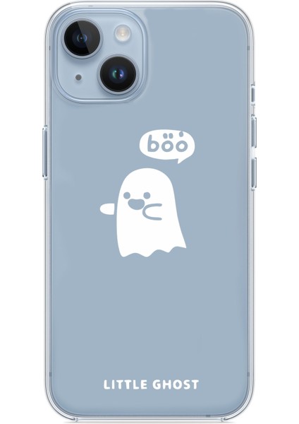 Iphone 13-Iphone 14 Uyumlu Desenli Şeffaf Silikon Kılıf Ghost indirimleri