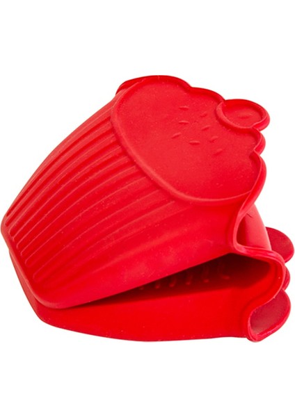 Silikon Fırın Eldiveni Kırmızı