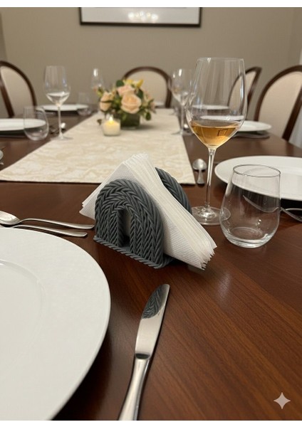 Masa Üstü Örgü Desenli Peçetelik -Esbodesign- fiyatları