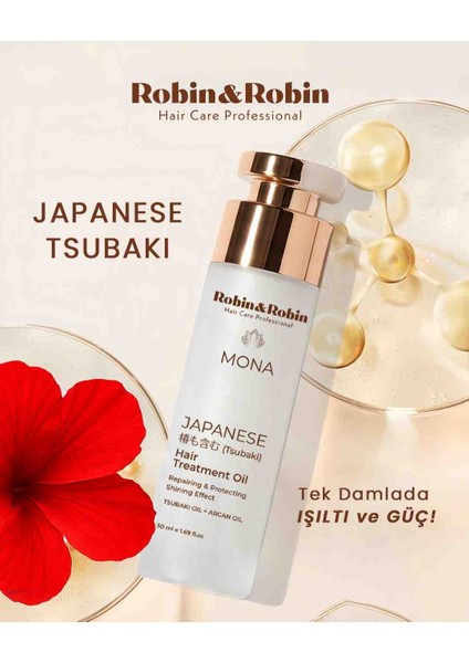 Mona Tsubaki ve Argan Içeren Saç Bakım Yağı modelleri