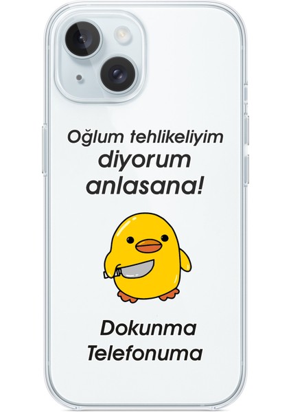 Iphone 13-Iphone 14 Uyumlu Desenli Şeffaf Silikon Kılıf Civciv indirimleri